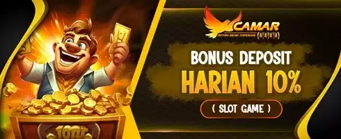 Reload Bonus Harian 10% promotion banner